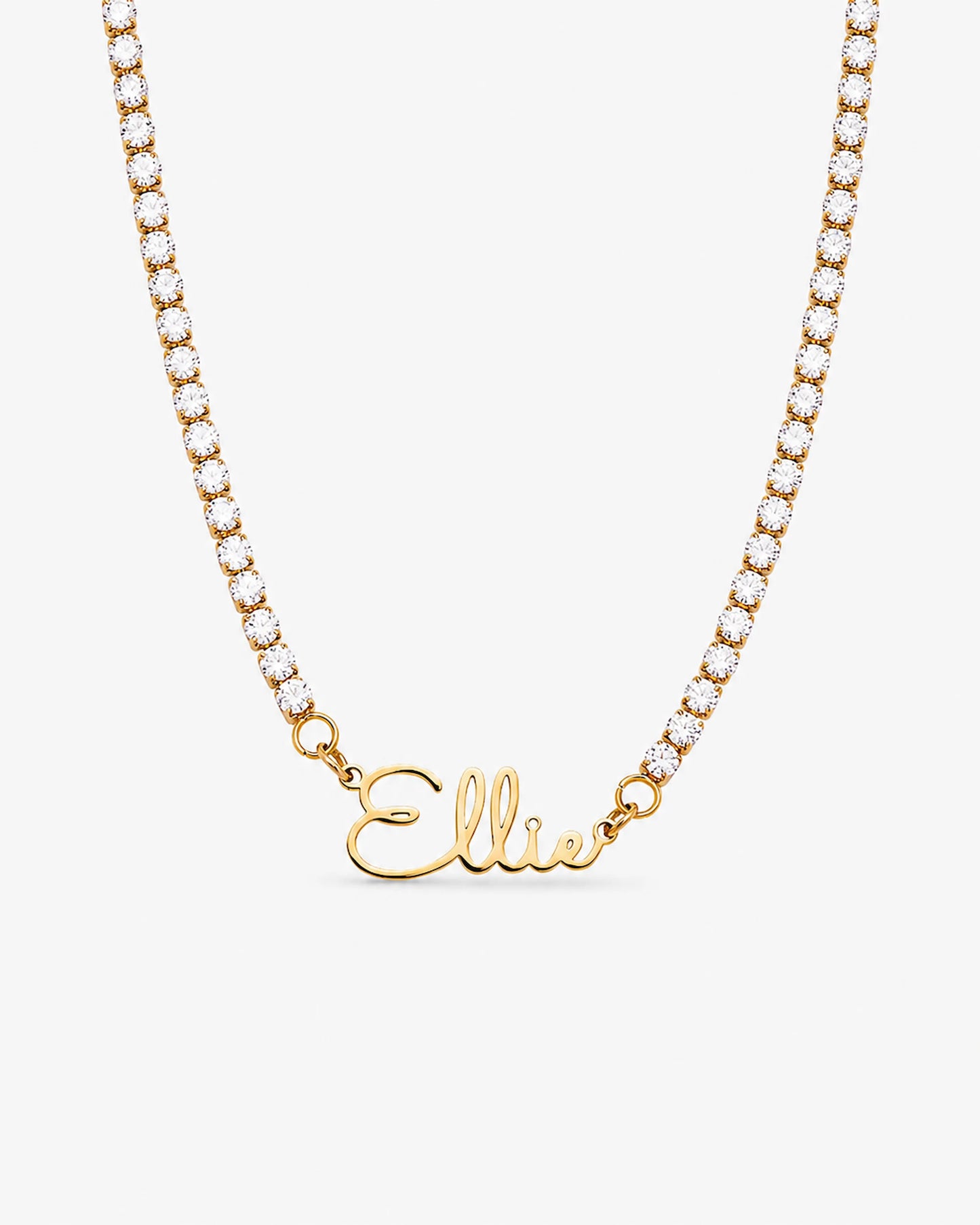 Signature Name Tennis Necklace