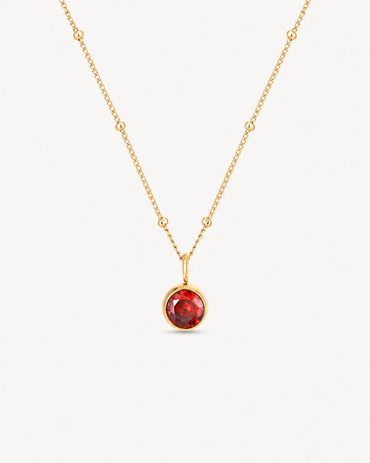 Birthstone Pendant Necklace