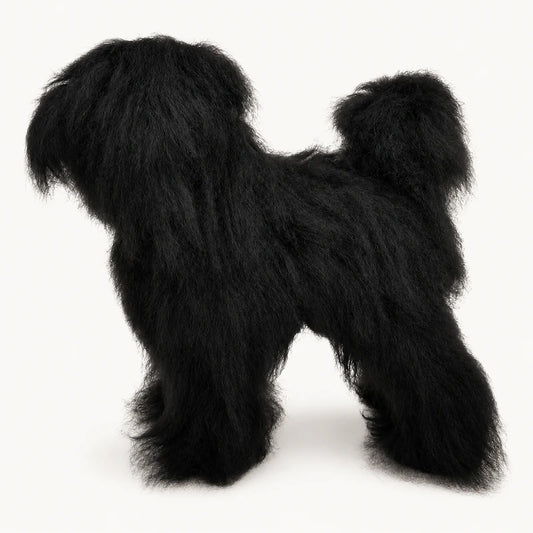 High-Density Toy Poodle Whole Body Dog Wig - Black