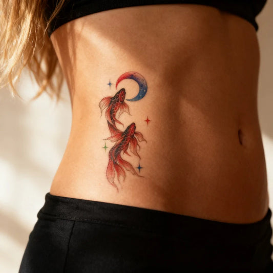 Crimson Koi Tattoo