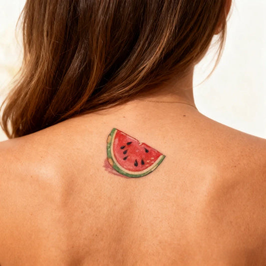 Crystal Watermelon Tattoo