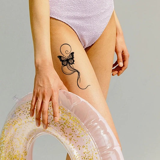 Dark Butterfly Tattoo