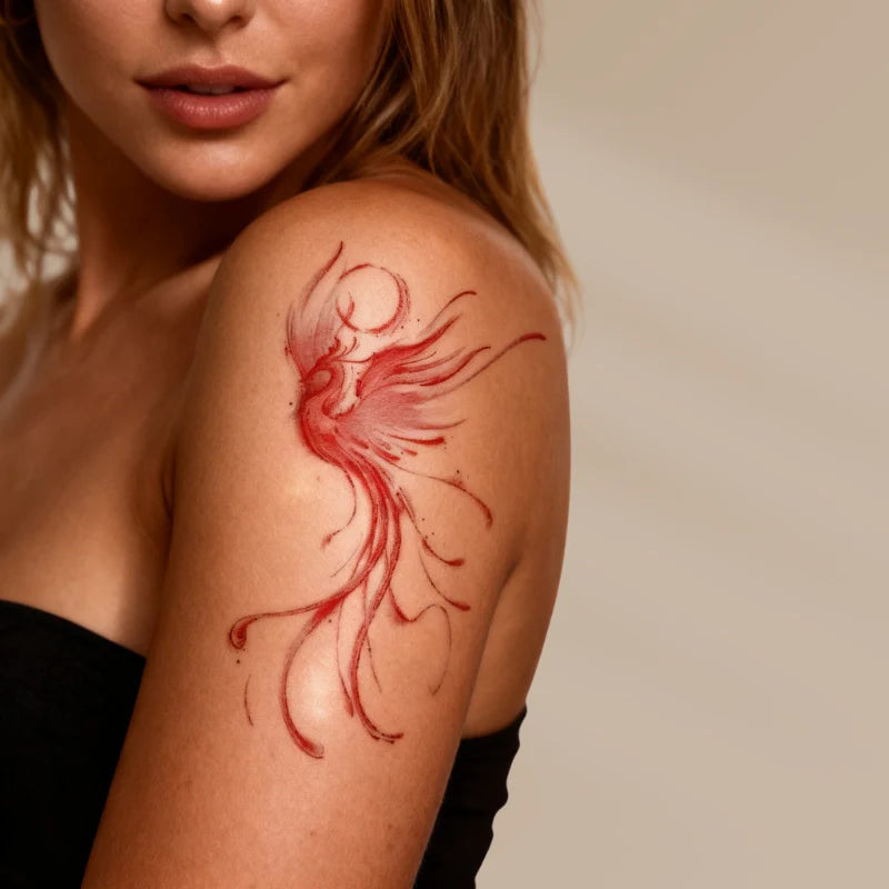Ember Phoenix Tattoo