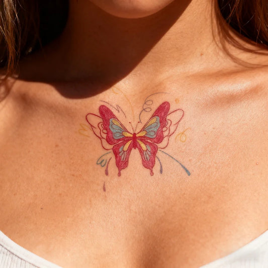 Ethereal Butterfly Tattoo