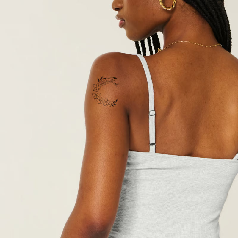 Floral Wreath Tattoo