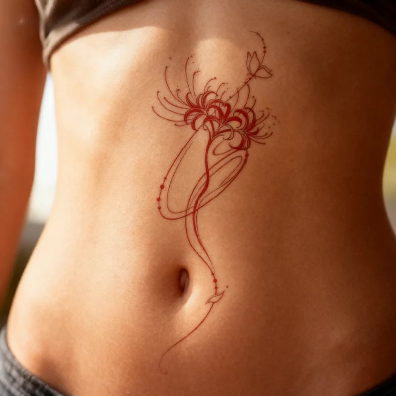 Flower Drift Tattoo