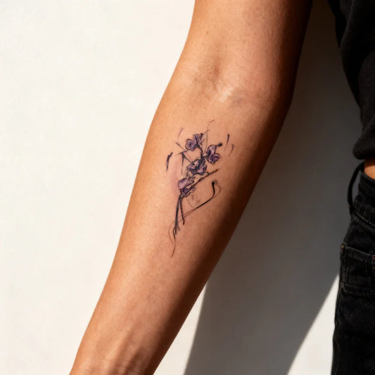 Flower Frostveil Tattoo