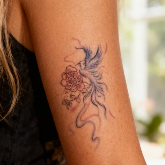 Flower Glowmist Tattoo