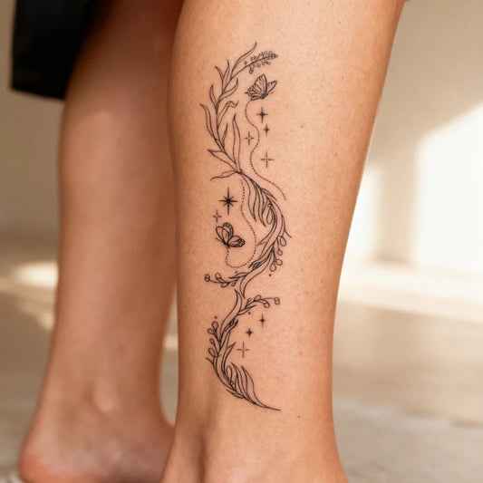 Flower Gossamer Tattoo
