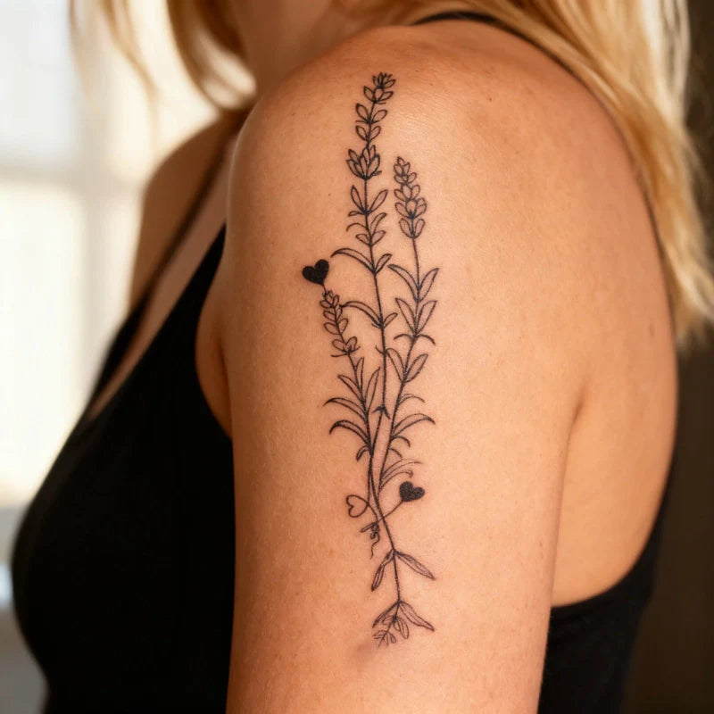 Flower Halo Tattoo