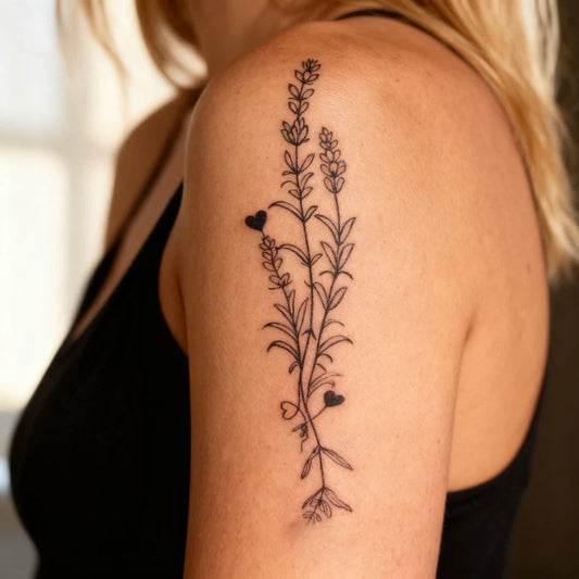Flower Halo Tattoo