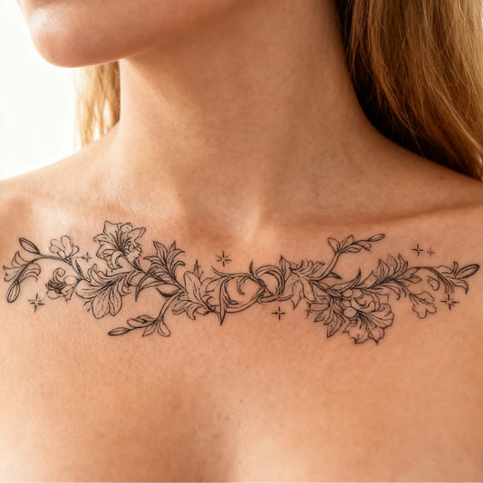 Flower Meadowlark Tattoo