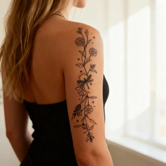 Flower Silken Tattoo