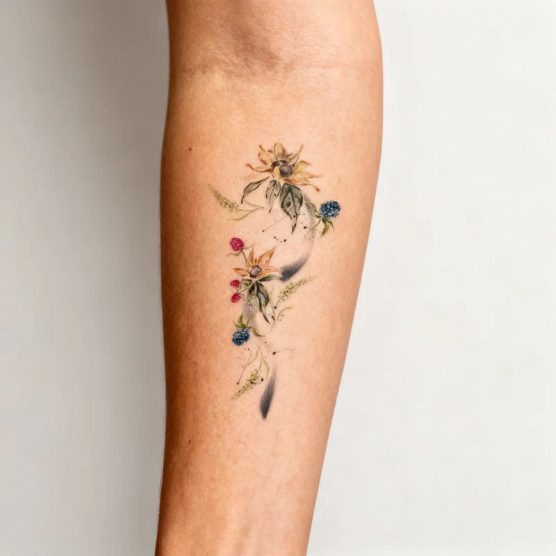 Flower Silktrail Tattoo
