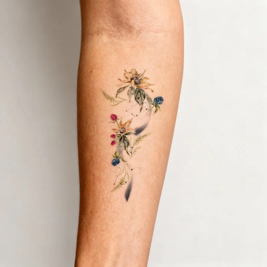 Flower Silktrail Tattoo