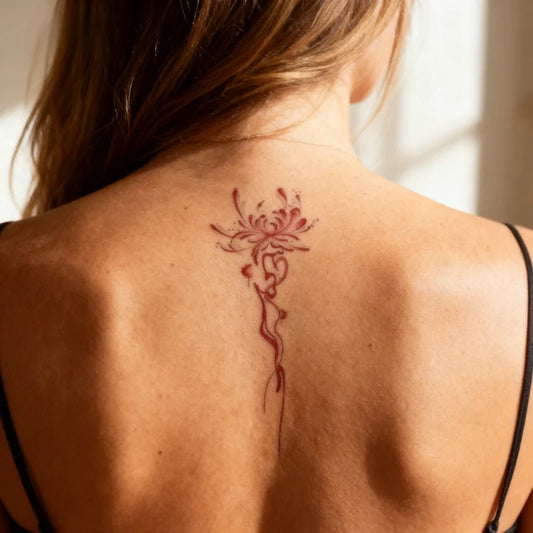 Flower Veil Tattoo