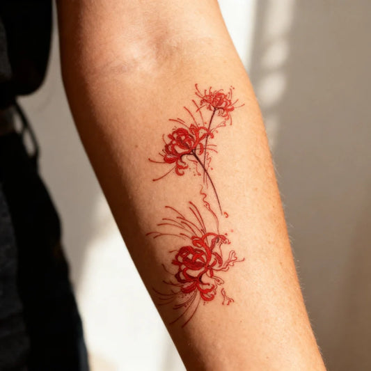 Flower Whisper Tattoo