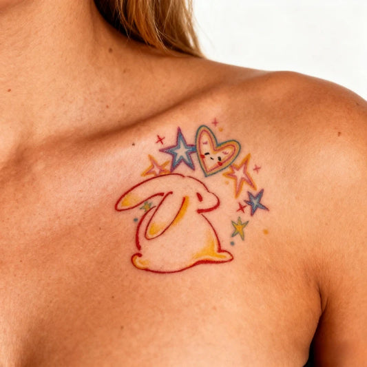 Gentle Rabbit Tattoo