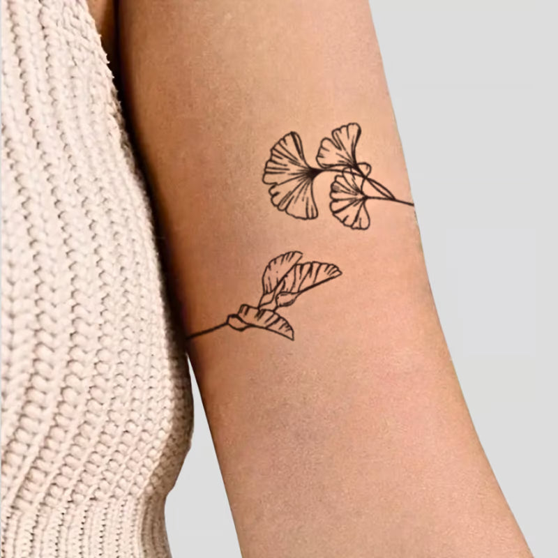 Ginkgo Leaf Tattoo