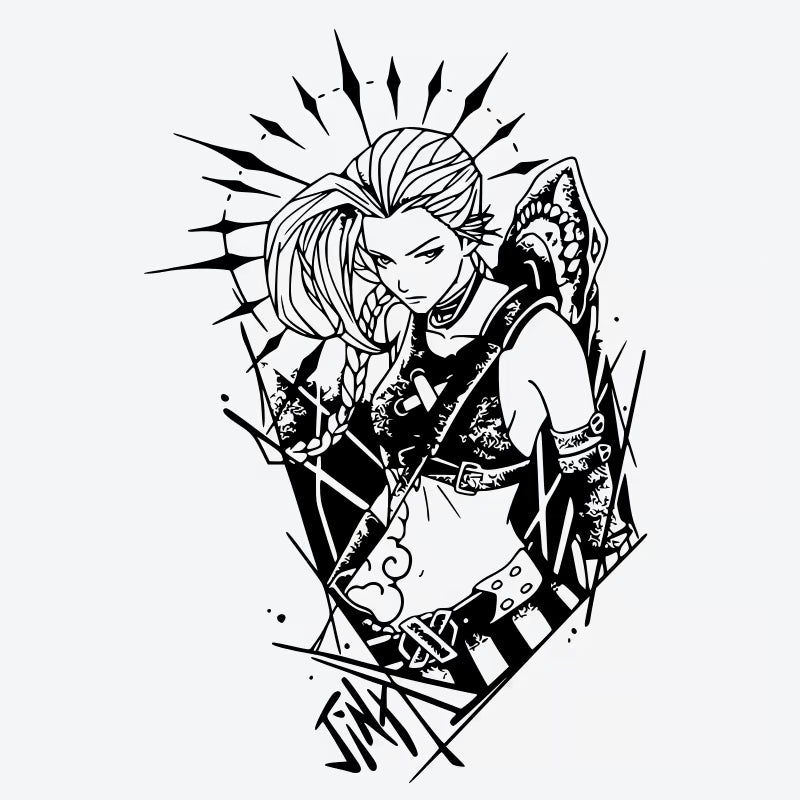 Warrior Woman Tattoo