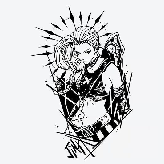 Warrior Woman Tattoo