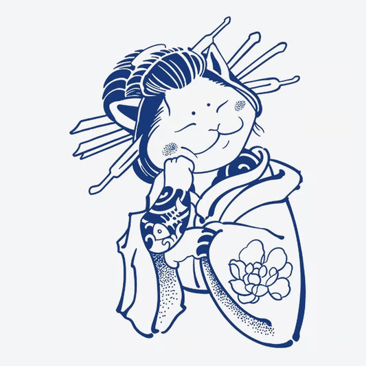 Cat Geisha Tattoo