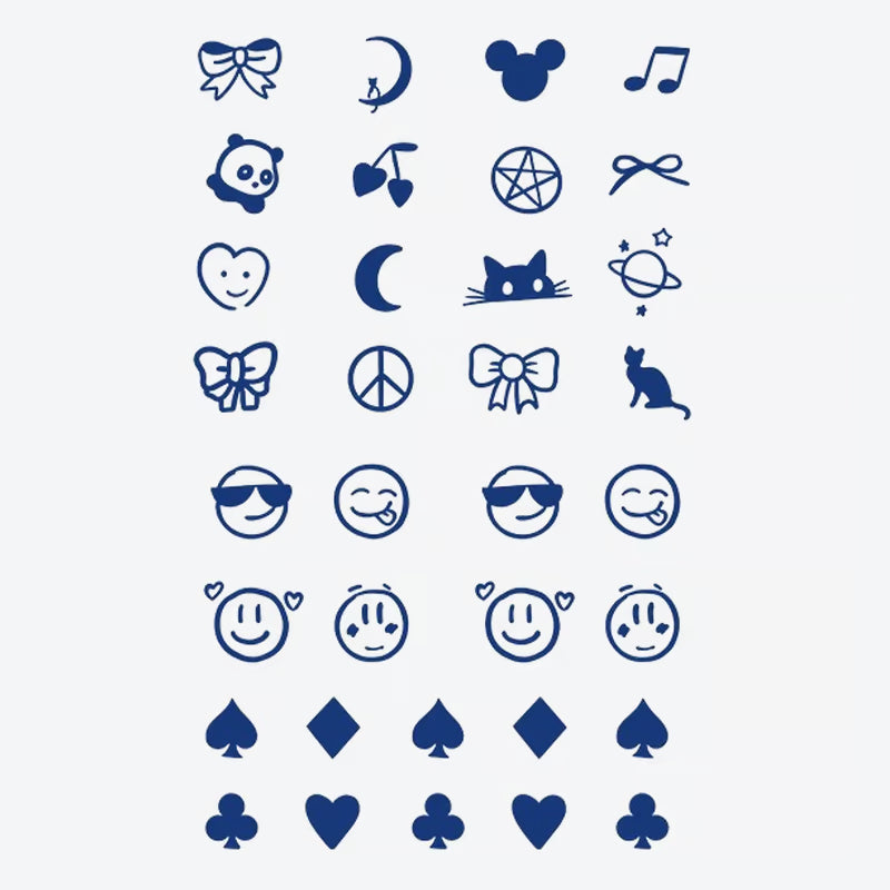 Emoticon And Symbol Series Tattoo