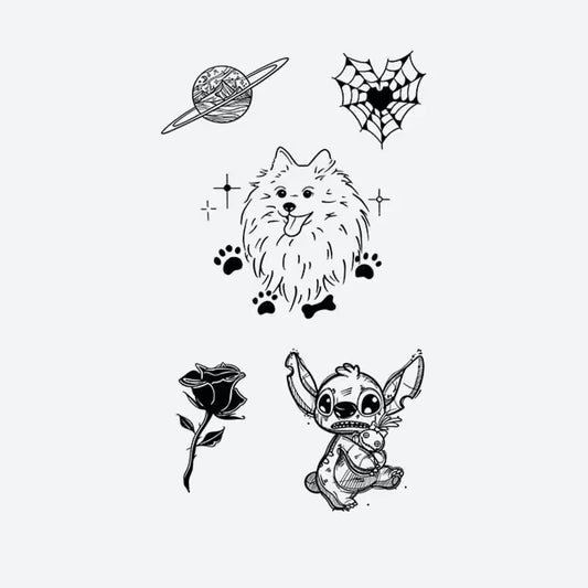 Cosmic Dog Love Tattoo