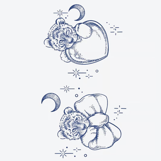 Cub Moon Heart Tattoo