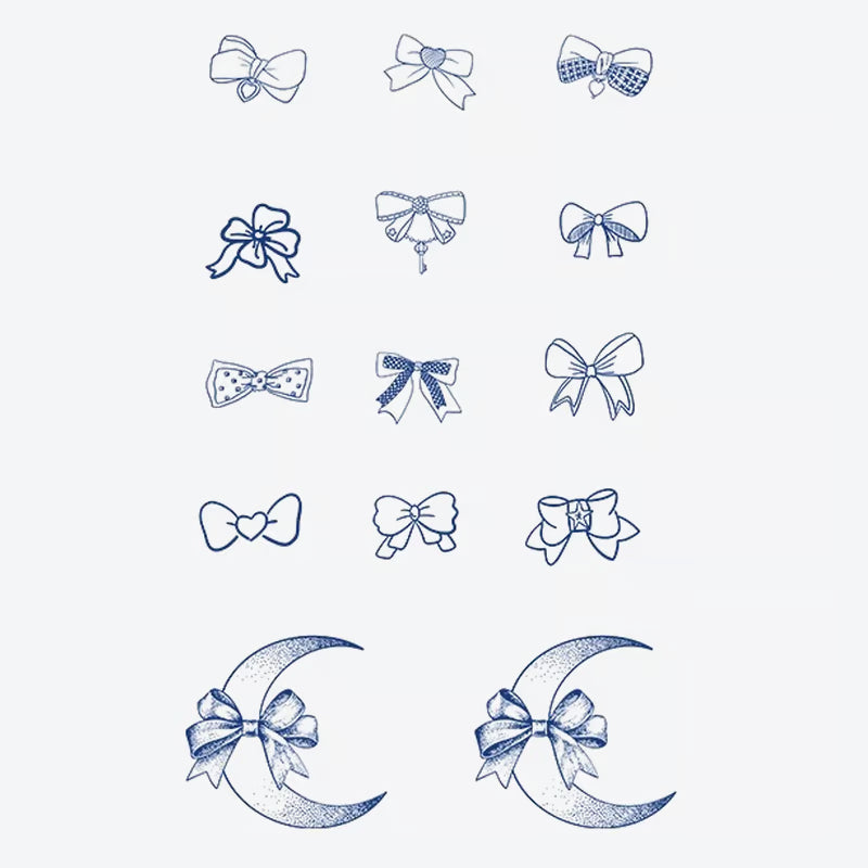 Bow Moon Series Tattoo