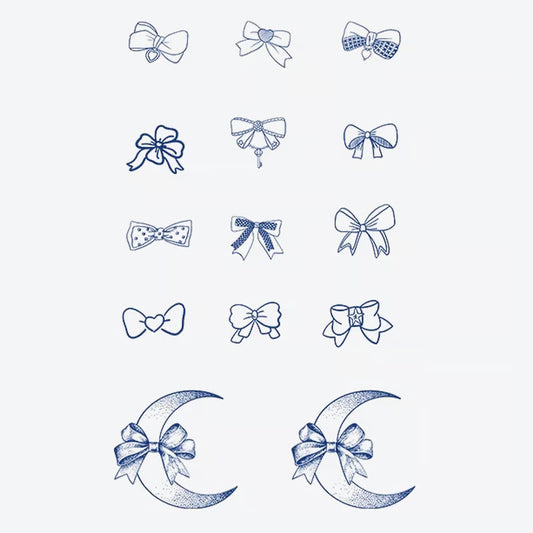 Bow Moon Series Tattoo