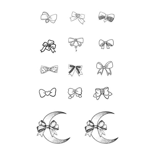 Bow Moon Series Tattoo