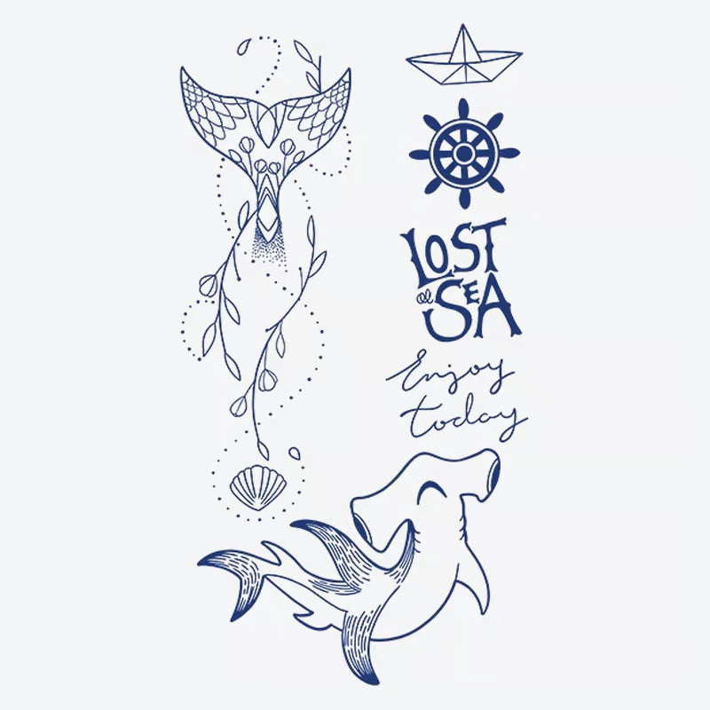 Whale Shark Nautical Tattoo