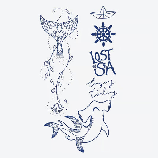 Whale Shark Nautical Tattoo