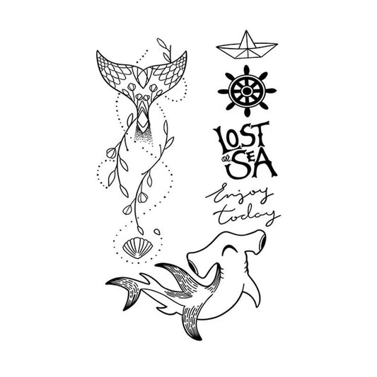 Whale Shark Nautical Tattoo