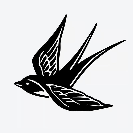 Flying Sparrow Tattoo
