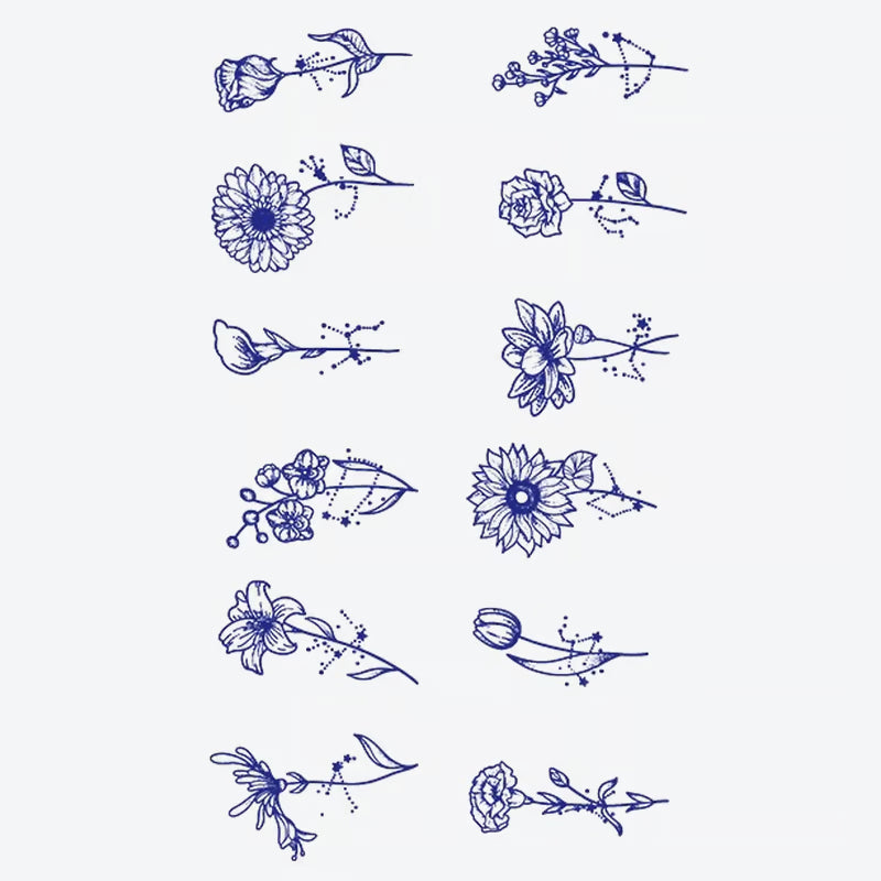 Floral Variety Series Tattoo