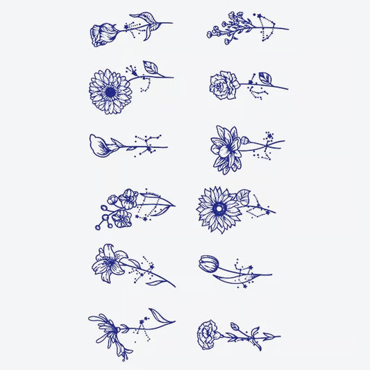 Floral Variety Series Tattoo