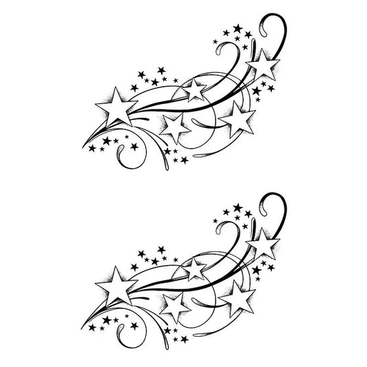 Star Swirl Tattoo