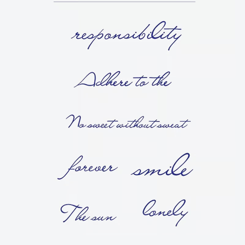 Word Art Quote Tattoo