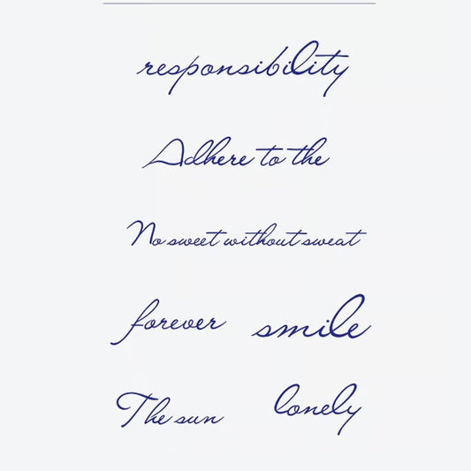 Word Art Quote Tattoo