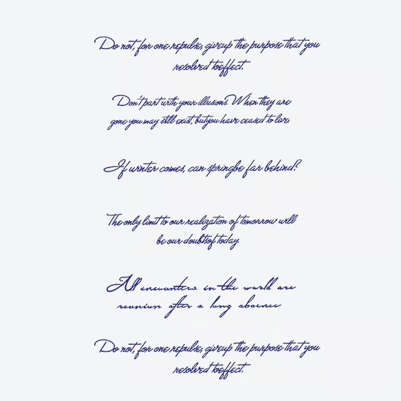 Inspiring Quotes Tattoo