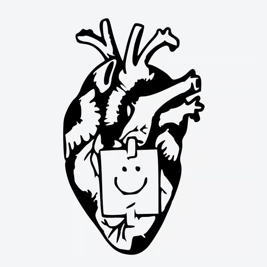 Heart With Smile Tattoo