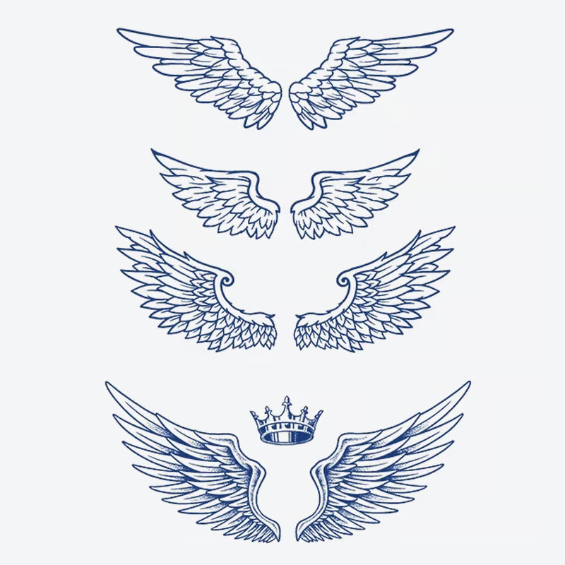 Wing Crown Series Tattoo