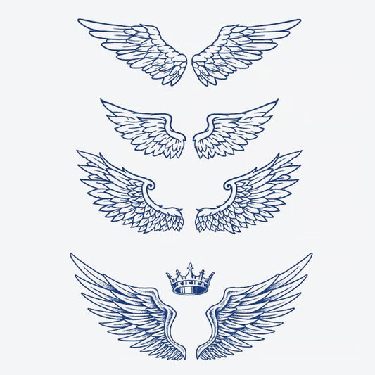 Wing Crown Series Tattoo