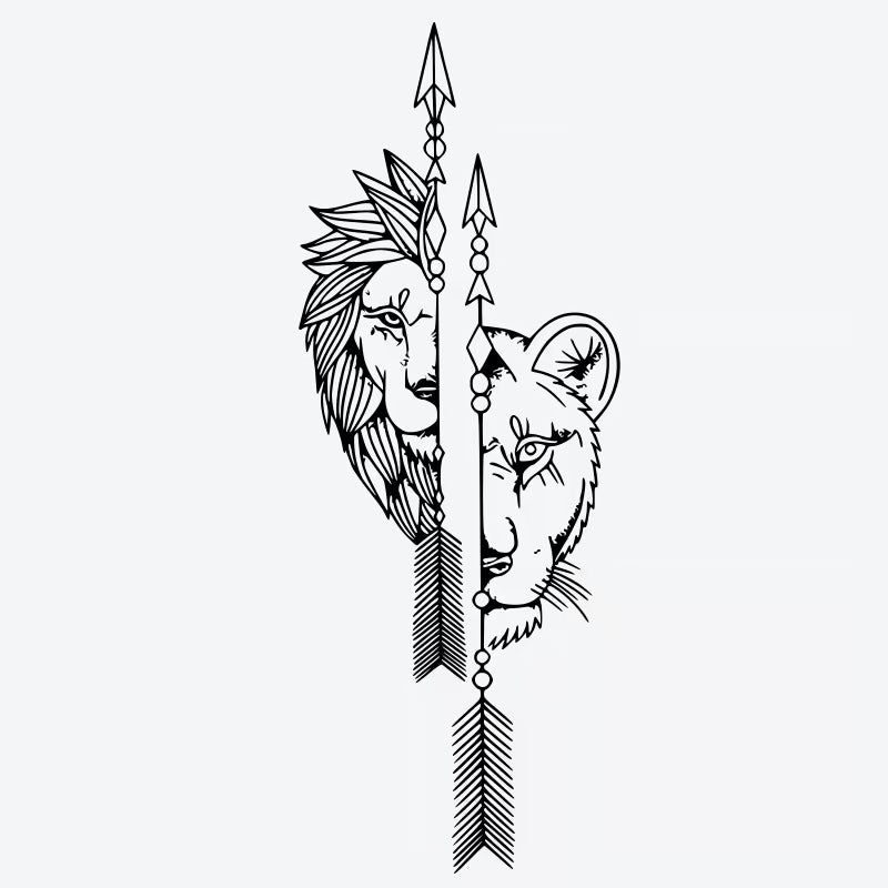 Lion Series Tattoo