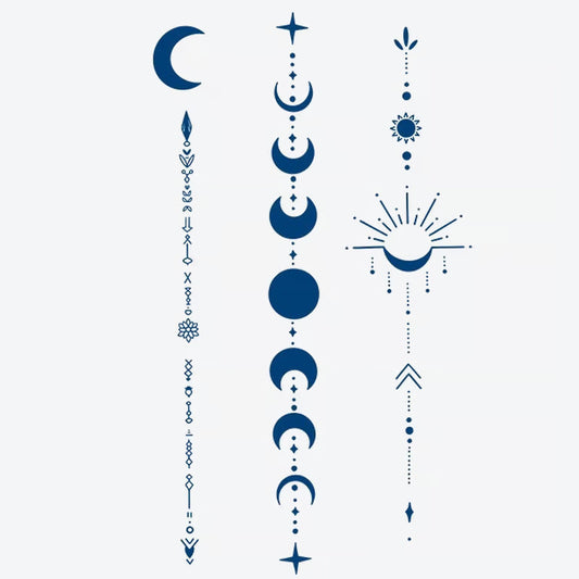 Moon Symbol Series Tattoo
