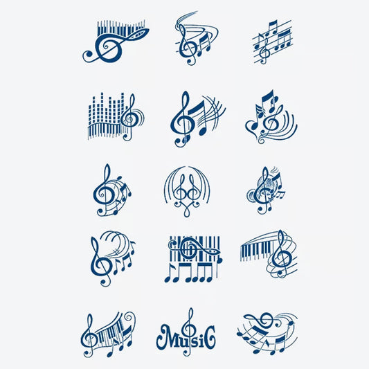 Musical Notes Series Tattoo