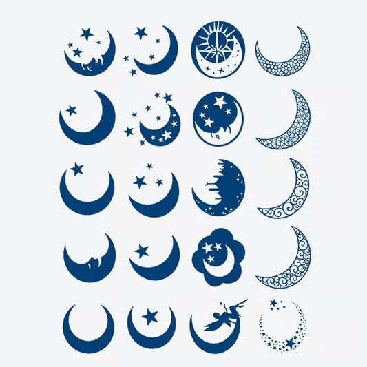 Moon Star Series Tattoo