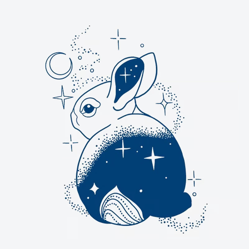 Celestial Rabbit Tattoo